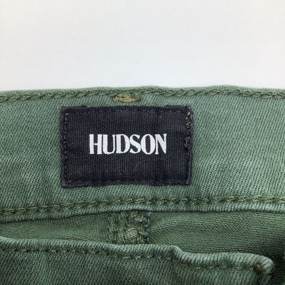 Hudson Womens Natalie Super Skinny‎ Jeans Green Size 28 - Picture 5 of 8